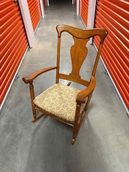 Photo of free Wood rocking chair (North Lakeville) #1