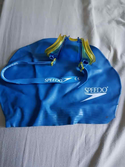 Photo of free Swimming goggles, cap. (Ormskirk L39) #1