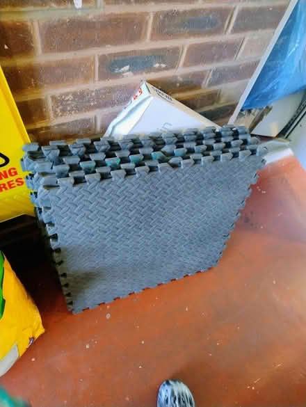 Photo of free 6 interlocking floor tiles (Stretford M32) #1