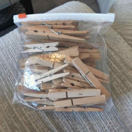 Photo of free Bag of wooden pegs (WN6) #1
