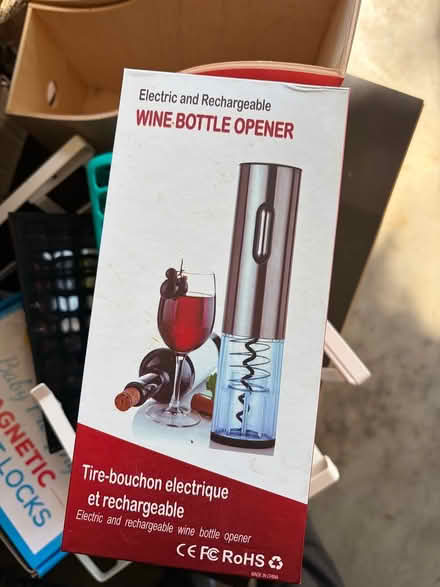 Photo of free Wine bottle opener electric (Jardin Ave) #1