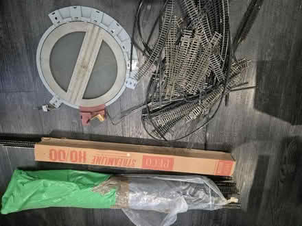 Photo of free Model Railway - OO Gauge Track, Turntable & Controllers (Ellenbrook M28) #1