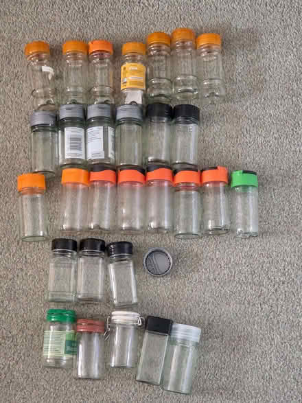 Photo of free Assorted herb and spice jars (Fleetville AL1) #1