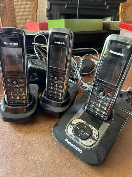 Photo of free 3 Panasonic landline hand sets (Worthing BN11) #1