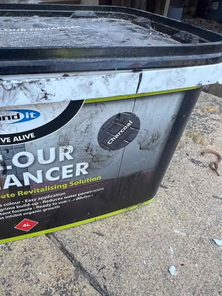 Photo of free Half tub concrete colour enhancer (Bromsgrove B61) #2