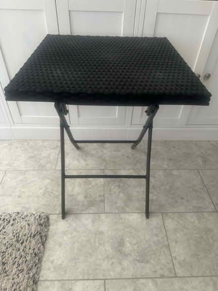 Photo of free Black foldable outdoor table (TW9) #1