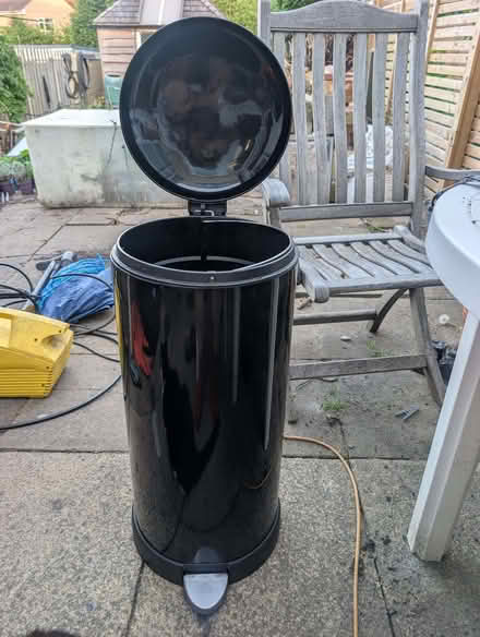 Photo of free Black pedal foot bin (Oughtibridge S35) #2