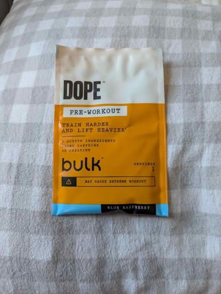 Photo of free Pre work out supplement - sample (Bedford) #1