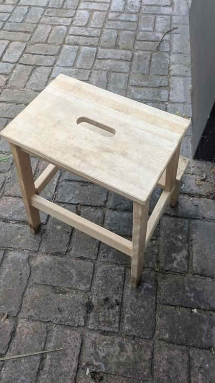 Photo of free Wooden stool (think old IKEA) (South Croydon) #2