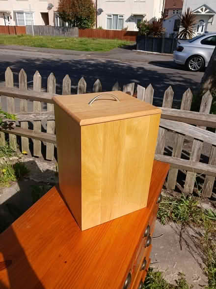 Photo of free Wooden box marked bread (Bridgemary PO13) #1