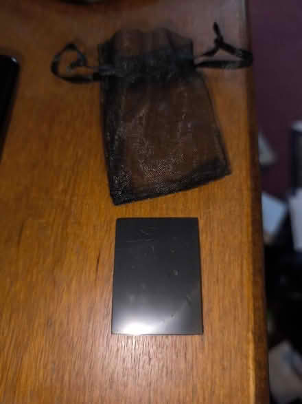 Photo of free Small shungite rectangle with adhesive backing (Church RG2) #1