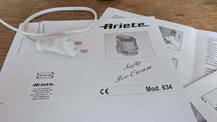 Photo of free Ariete ice cream maker (Priestwood RG42) #3