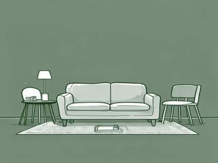 Photo of Sofa, carpet cleaner, dining and chairs and kid bed (Grange TS26) #1