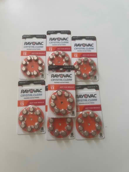 Photo of free Size 13 batteries (hearing aids) (Belle vue Shrewsbury) #1