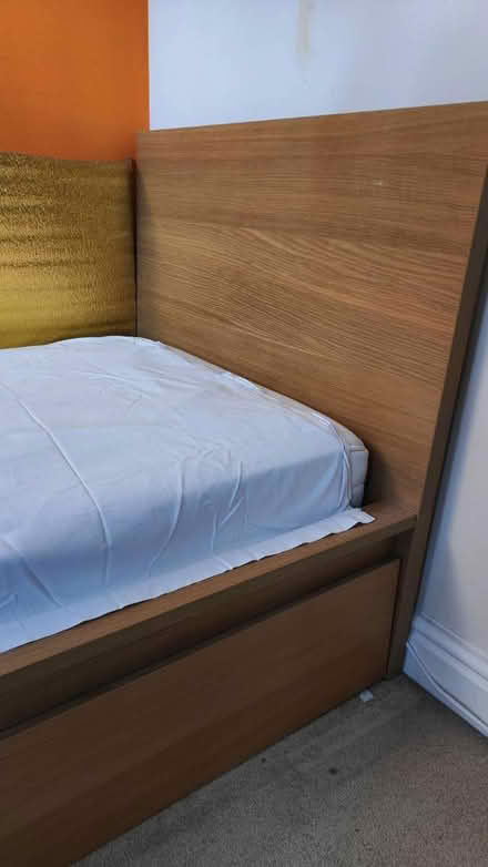 Photo of free IKEA malm single bed n mattress (MK6 Woughton) #3