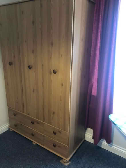 Photo of free Wooden wardrobe with multiple drawers (Selhurst CR0) #3