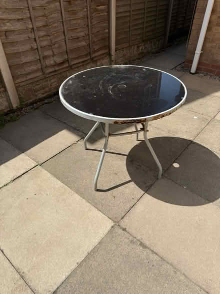 Photo of free Outdoor table (West Felton SY11) #1
