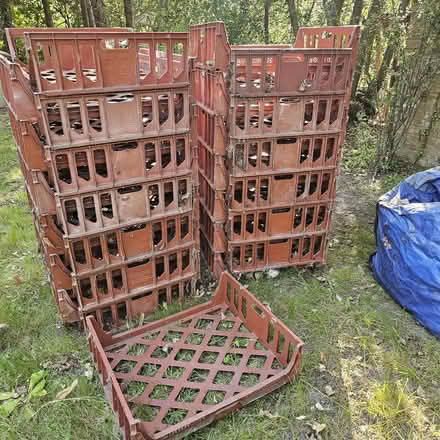 Photo of free Large terracotta-red plastic stacking 'bread' baskets x 25 (Westbere CT2) #1