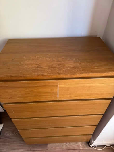 Photo of free Malm Light oak chest of drawers (Brent NW2) #2