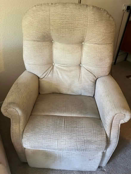 Photo of free Beige Riser Recliner armchair (Salvington BN13) #1