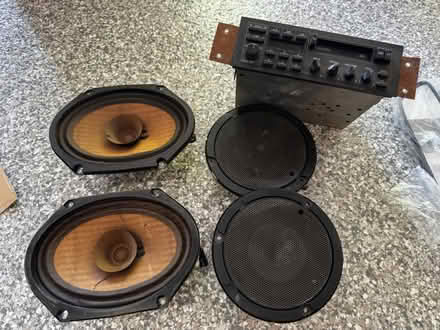 Photo of free Ford Bronco radio and speakers (Loch Lomand) #1