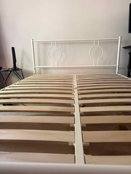 Photo of free Solid metal bed frame -double (Ealing W13) #1