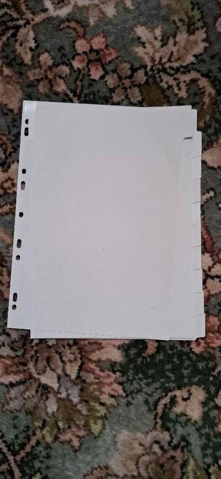 Photo of free Set of 10 File Dividers (Harrogate HG1) #2