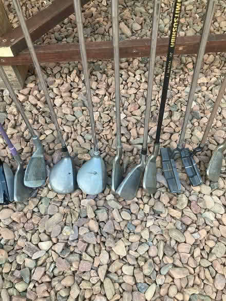 Photo of free 17 child golf clubs plus 2 covers (Blackford EH9) #3