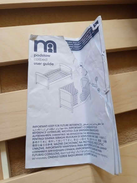 Photo of free Mothercare cot bed (Freckleton PR4) #2