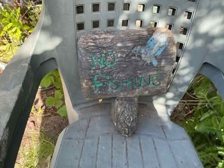 Photo of free Concrete pond sign (Liverpool 13 /Stoneycroft) #1