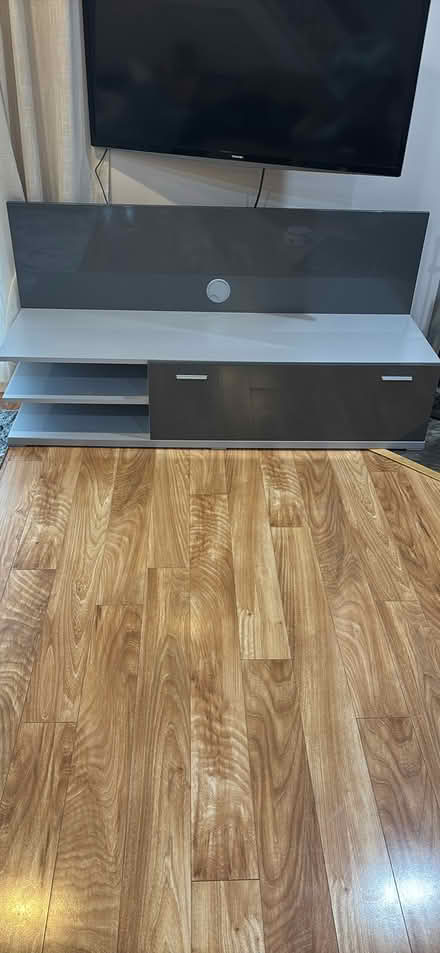 Photo of free Grey TV stand (Holland, PA) #2