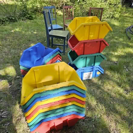 Photo of free Stacking open-ended plastic tubs x 24 (Westbere CT2) #2