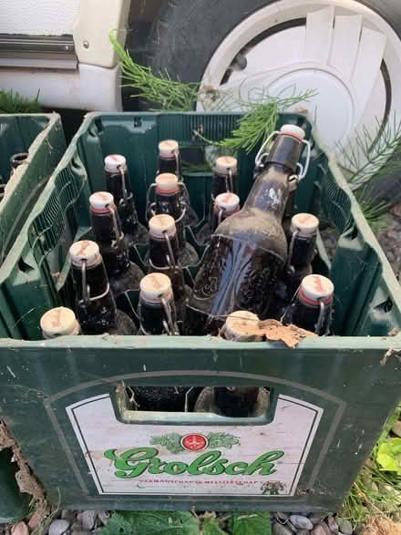 Photo of free Grolsch flip-top bottles - box of (Barnard's Green WR14) #1