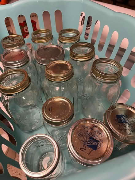 Photo of free 13 canning jars (Queen Anne) #1