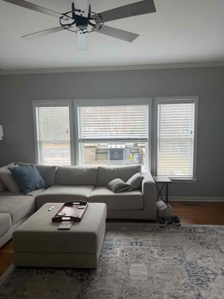 Photo of free White wood blinds (Geneva, IL (Mill Creek)) #1