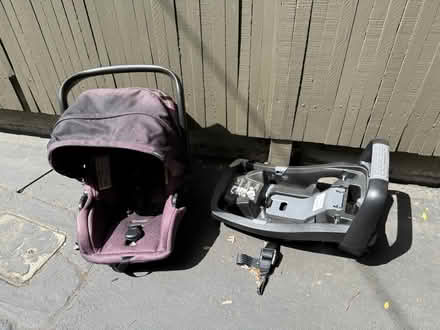 Photo of free Car seat with stroller attachment (1089 West Olive Avenue) #1