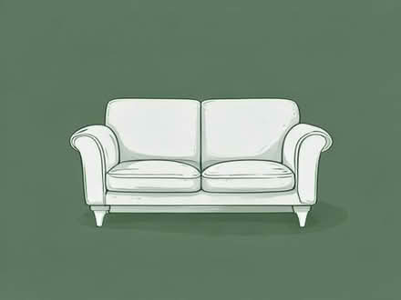 Photo of 2 seater cream leather sofa 🛋 (Beswick M11) #1