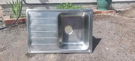 Photo of free Single bowl SS sink and mixer tap (Bolehill, Wirksworth DE4) #1