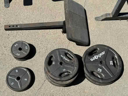 Photo of free Weight Bench with Weights (Fountain Vly, Heil & Bushard) #3