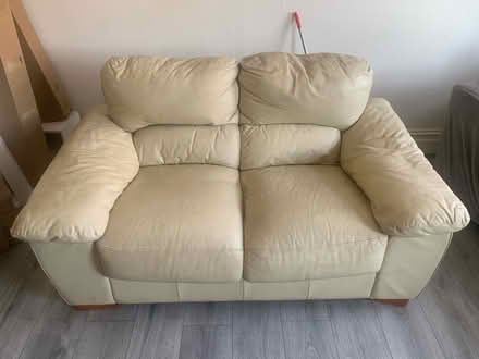 Photo of free Cream 2 seater sofa (Old Colwyn LL29) #1