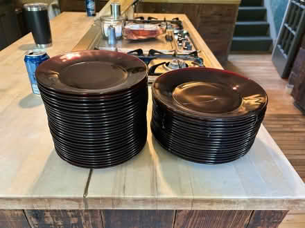 Photo of free Red glass plates (Wilmette) #1