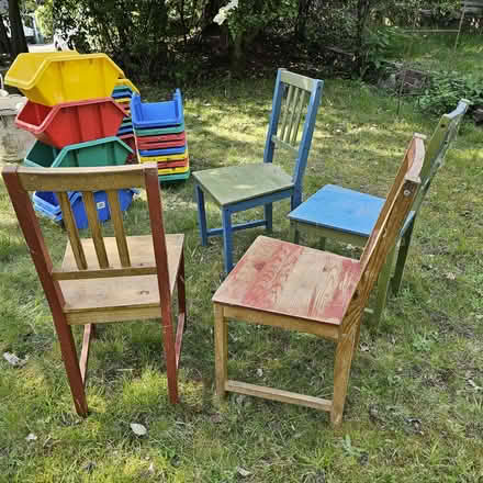 Photo of free Chairs x 4, IKEA wooden (Westbere CT2) #2