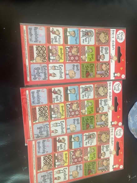 Photo of free 3 x sheets of Charlie and Lola stickers (Emscote Mill CV34) #1