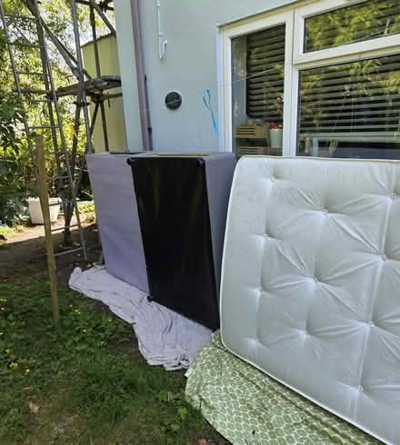 Photo of free Double Divan Bed & Mattress (St Blazey, Cornwall) #2