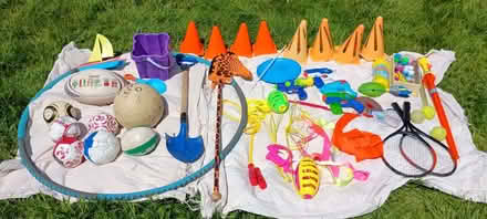 Photo of free Selection of children's outdoor toys (Barnard's Green WR14) #1