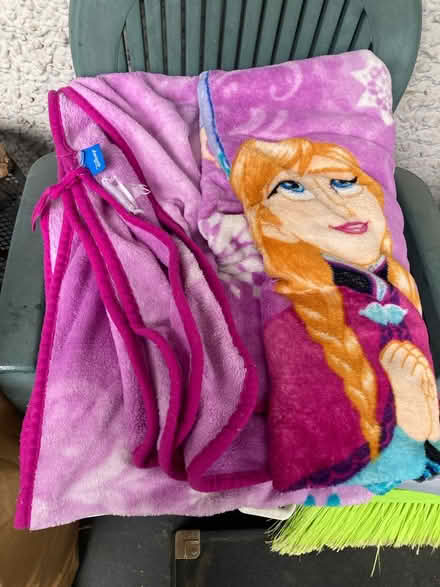 Photo of free Elsa & Anna blanket- twin size (Petworth/ Park View) #1