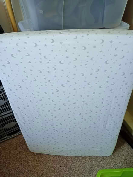 Photo of free Travel cot mattress with cover (DE7, ilkeston) #1