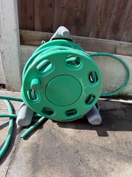 Photo of free Hozelock hose pipe and reel (Salford M30) #2