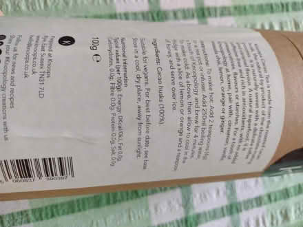 Photo of free Knoops Cacoa tea (Brincliffe Edge S7) #3