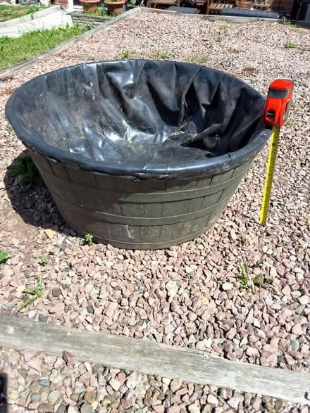 Photo of free Plastic half barrel (B97 6PA) #1